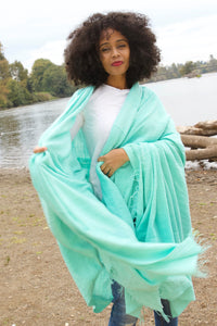 Ethiopian Cotton Gabi Turquoise